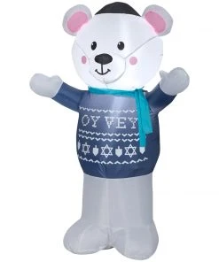 Gemmy 4' Airblown Hanukkah Polar Bear Inflatable Coming Soon