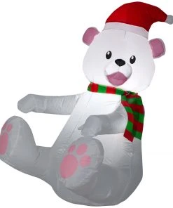 Gemmy 3.5' Airblown Polar Bear Christmas Inflatable