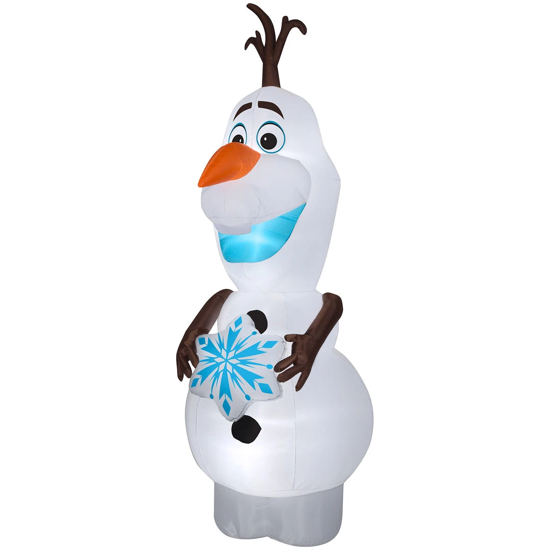 Gemmy 11' Airblown-Olaf W/Snowflake-Giant-Disney Christmas Inflatable 1 Gemmy 11' Airblown-Olaf W/Snowflake-Giant-Disney Christmas Inflatable