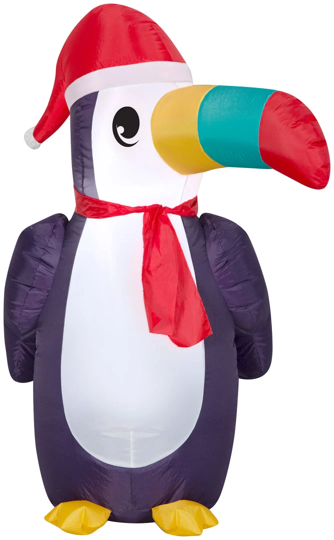 Gemmy Christmas Airblown Inflatable Toucan, 3.5 Ft Tall, Multicolored 1 Gemmy Christmas Airblown Inflatable Toucan, 3.5 Ft Tall, Multicolored