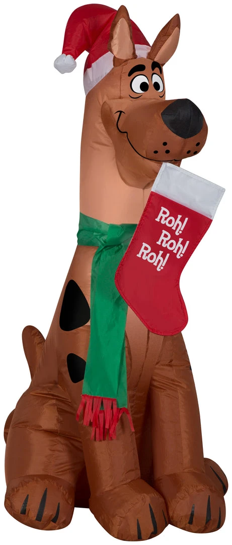 Coming Soon Gemmy Christmas Airblown Inflatable Scooby W/Santa Hat And Stocking WB, 3.5 Ft Tall 1 Coming Soon Gemmy Christmas Airblown Inflatable Scooby W/Santa Hat And Stocking WB, 3.5 Ft Tall