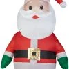 Coming Soon Gemmy Airdorable Christmas Airblown Inflatable Santa, Tall, Multicolored