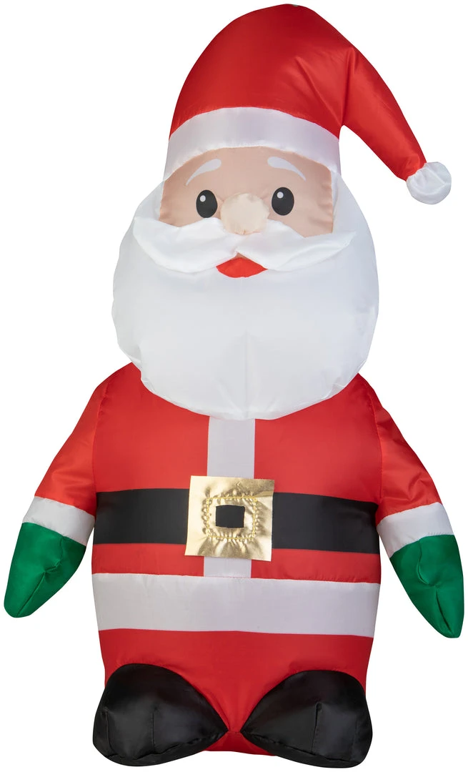 Coming Soon Gemmy Airdorable Christmas Airblown Inflatable Santa, Tall, Multicolored 1 Coming Soon Gemmy Airdorable Christmas Airblown Inflatable Santa, Tall, Multicolored