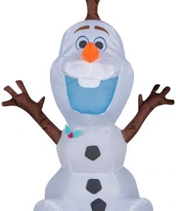 Gemmy Airdorable Christmas Airblown Inflatable Olaf Disney, 2 Ft Tall