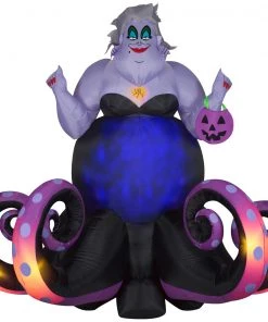 Gemmy 6 Ft Tall Animated Projection Airblown Ursula Disney