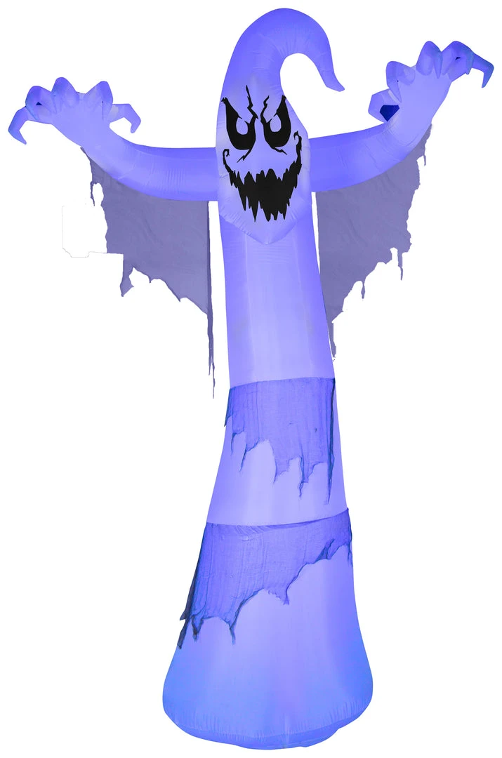 Gemmy Lightshow Airblown ShortCircuit Ghoul Ghost Giant (Black Light) , 12 Ft Tall 1 Gemmy Lightshow Airblown ShortCircuit Ghoul Ghost Giant (Black Light) , 12 Ft Tall