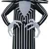 Gemmy Airblown Standing Jack Skellington Disney, 3.5 Ft Tall, Black Halloween