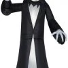 Halloween Gemmy Animated Airblown Inflatable Reaper, 9.5 Ft Tall, Black