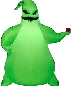 Seasons Inflatables Halloween Gemmy 3.5ft Airblown Inflatable Green Oogie Boogie Disney
