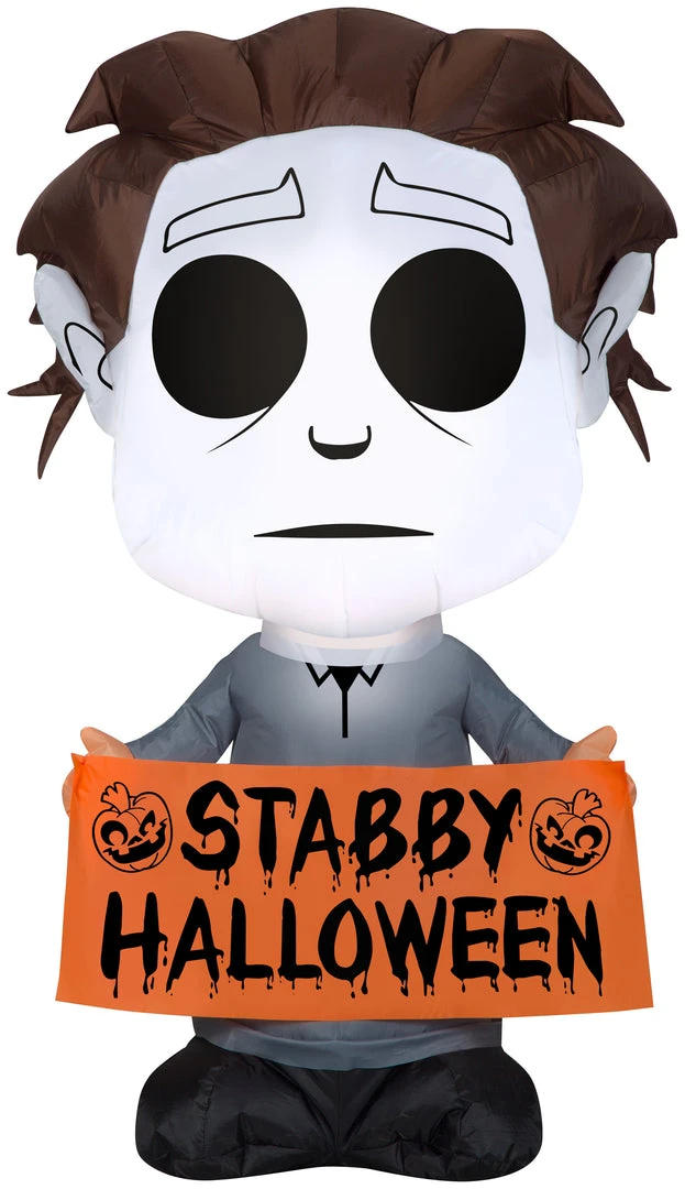 Gemmy Airblown Stylized Michael Myers Universal, 3.5 Ft Tall, Multicolored Halloween 1 Gemmy Airblown Stylized Michael Myers Universal, 3.5 Ft Tall, Multicolored Halloween
