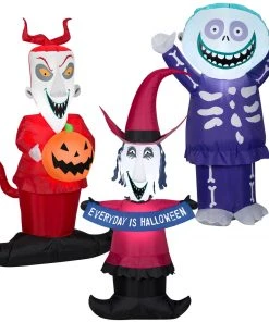 Seasons Inflatables Gemmy Airbown Inflatable Halloween Lock Shock And Barrel Disney Combo Pack Coming Soon