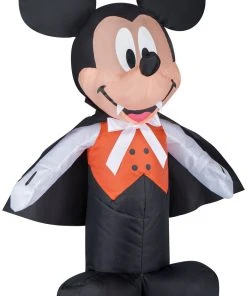 Halloween Gemmy Airdorable Airblown Mickey Mouse Disney, 1.5 Ft Tall, Multicolored
