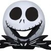 Halloween Gemmy Airblown Cutie Jack Skellington Disney , 2.5 Ft Tall, Multicolored
