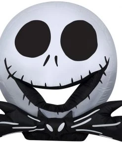 Halloween Gemmy Airblown Cutie Jack Skellington Disney , 2.5 Ft Tall, Multicolored