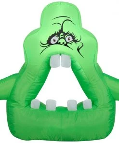 Halloween Gemmy Airblown Cutie Slimer Ghost Ghostbusters, 2.5 Ft Tall, Green