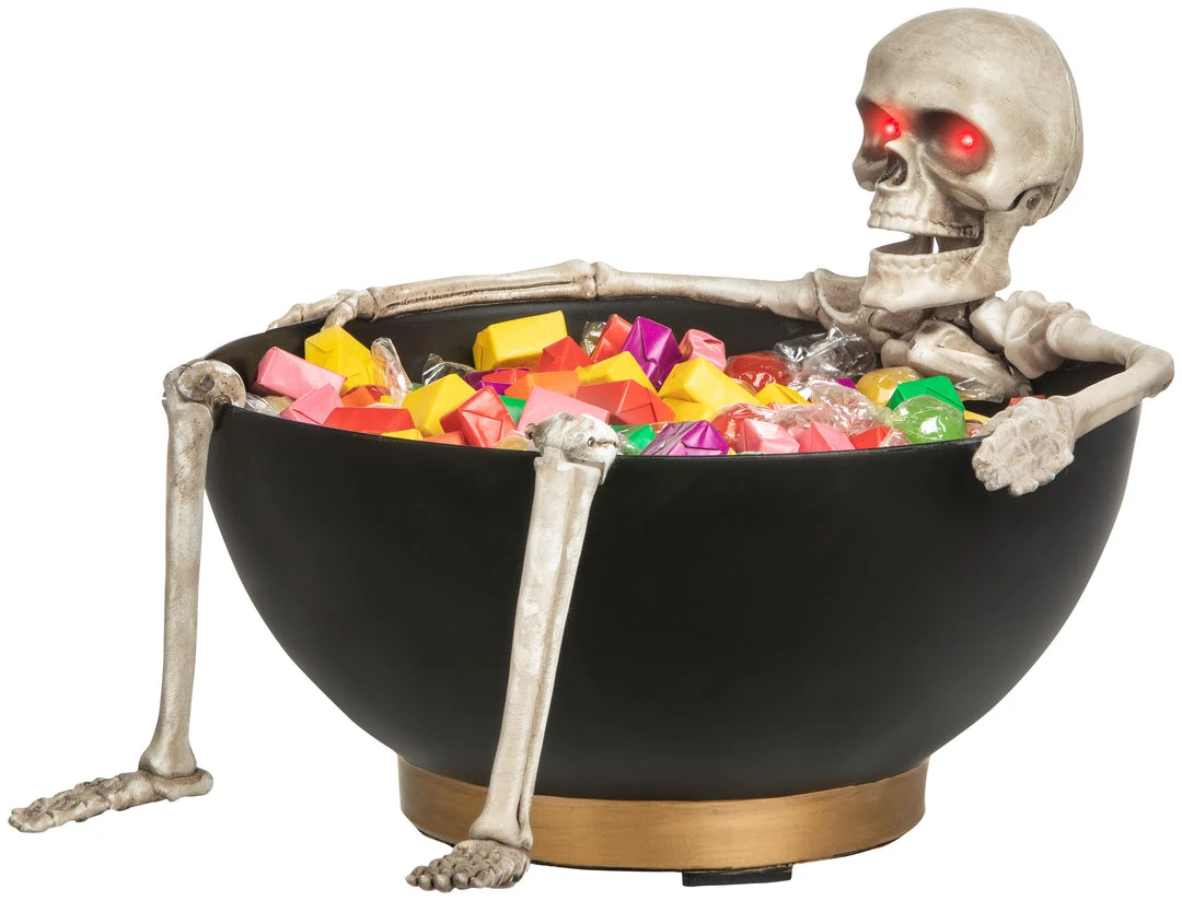 Coming Soon Gemmy Animated Candy Bowl Moving Jaw Skeleton W/Glowing Red Eyes 1 Coming Soon Gemmy Animated Candy Bowl Moving Jaw Skeleton W/Glowing Red Eyes
