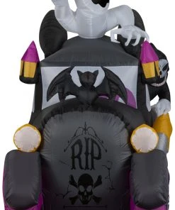 Coming Soon Gemmy Airblown Inflatable Hot Rod Vintage Hearse, 5.5 Ft Tall, Black 5 Coming Soon Gemmy Airblown Inflatable Hot Rod Vintage Hearse, 5.5 Ft Tall, Black