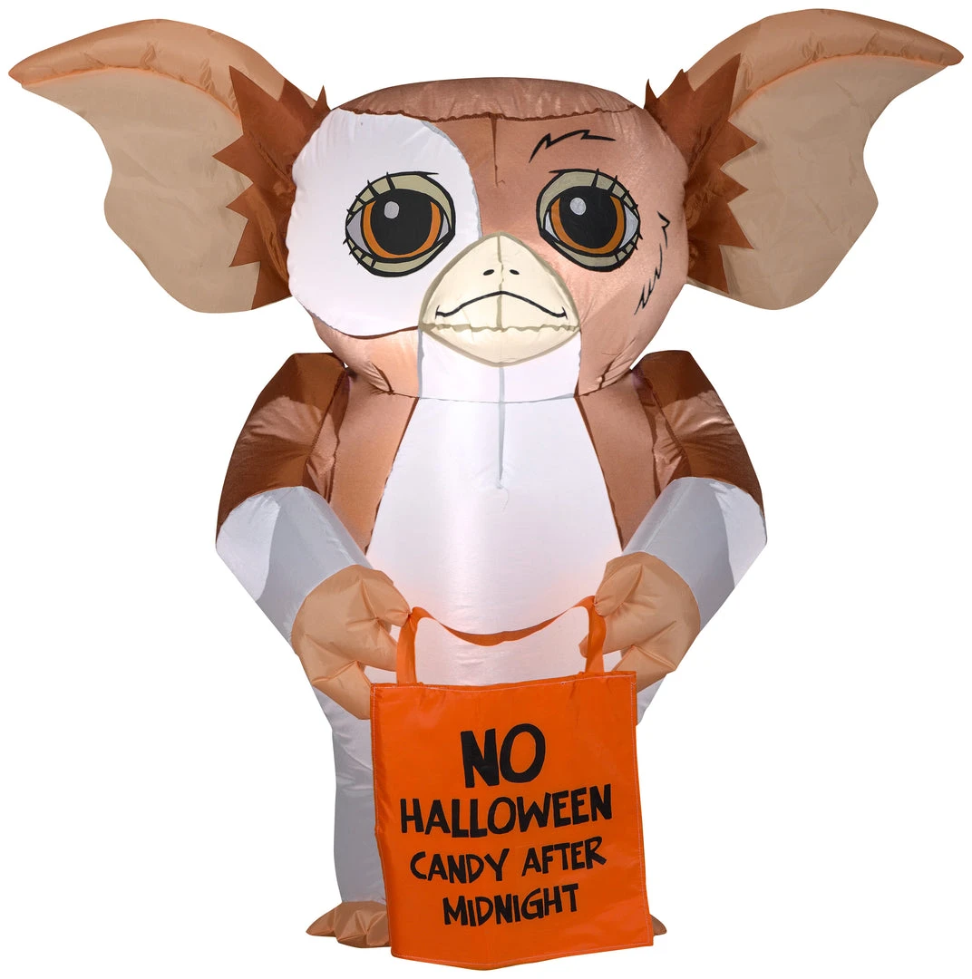 Gemmy Airblown Gizmo Warner Brothers , 3.5 Ft Tall, Brown Halloween 1 Gemmy Airblown Gizmo Warner Brothers , 3.5 Ft Tall, Brown Halloween