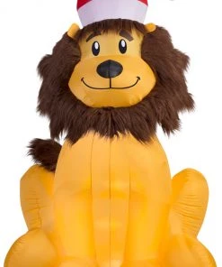 Gemmy 6' Airblown Mixed Media Lion Christmas Inflatable