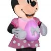 Gemmy Airblown Inflatable Minnie Mouse In Pink Polka Dot Easter Dress, 3.5 Ft Tall, Pink