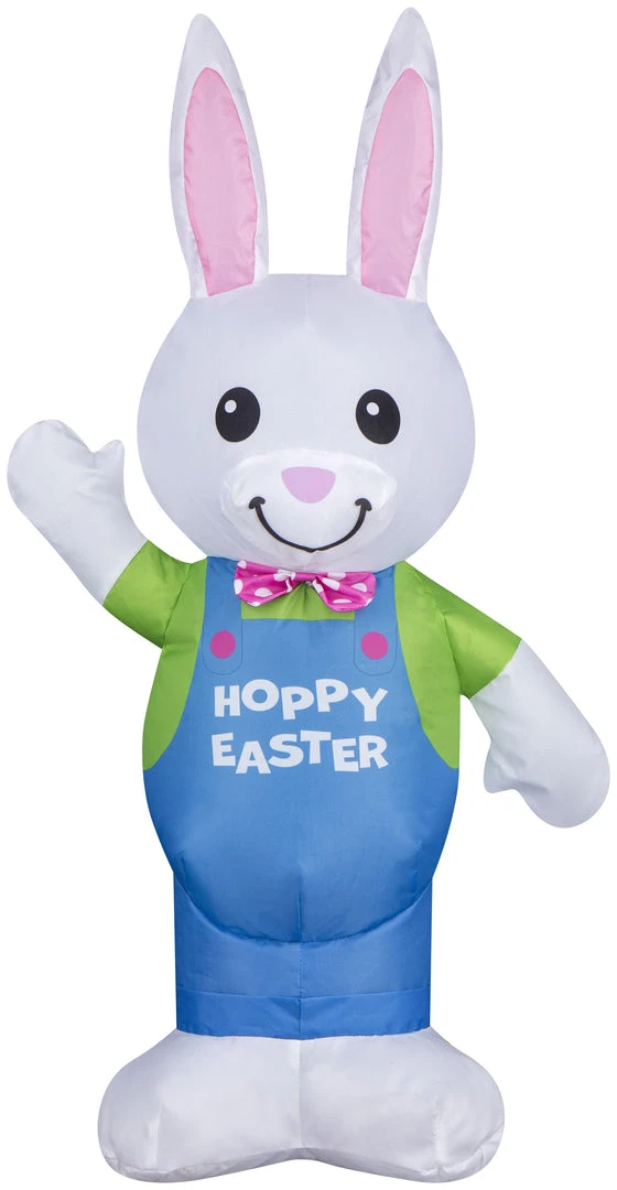 Gemmy Airdorable Airblown Easter Bunny, Multicolored 1 Gemmy Airdorable Airblown Easter Bunny, Multicolored