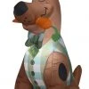 Gemmy 4 Ft Airblown Scooby In Easter Outfit SM, Brown