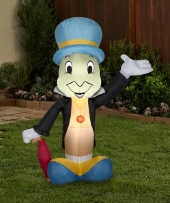 Limited Edition Inflatables Gemmy 6 Ft Tall Airblown Disney Limited Edition Jiminy Cricket