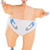 Gemmy Adult Inflatable Big Babies Sumo Baby Halloween Costume