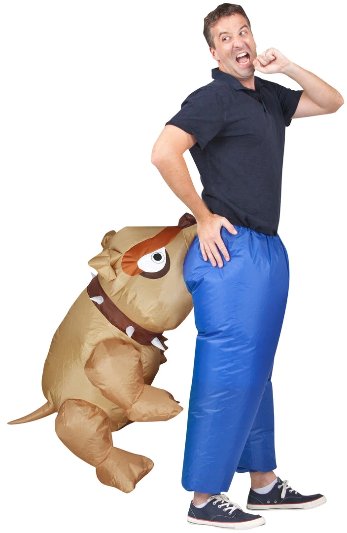 Gemmy Miscellaneous Illusion Inflatable Man-eating Bull Dog Halloween Costume 1 Gemmy Miscellaneous Illusion Inflatable Man-eating Bull Dog Halloween Costume