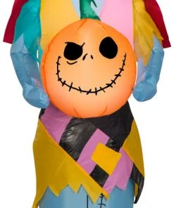 Coming Soon Gemmy Airblown Sally W/Pumpkin Disney, 3.5 Ft Tall, Yellow