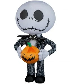Seasons Inflatables Coming Soon Gemmy Halloween Greeter Jack Skellington-Disney