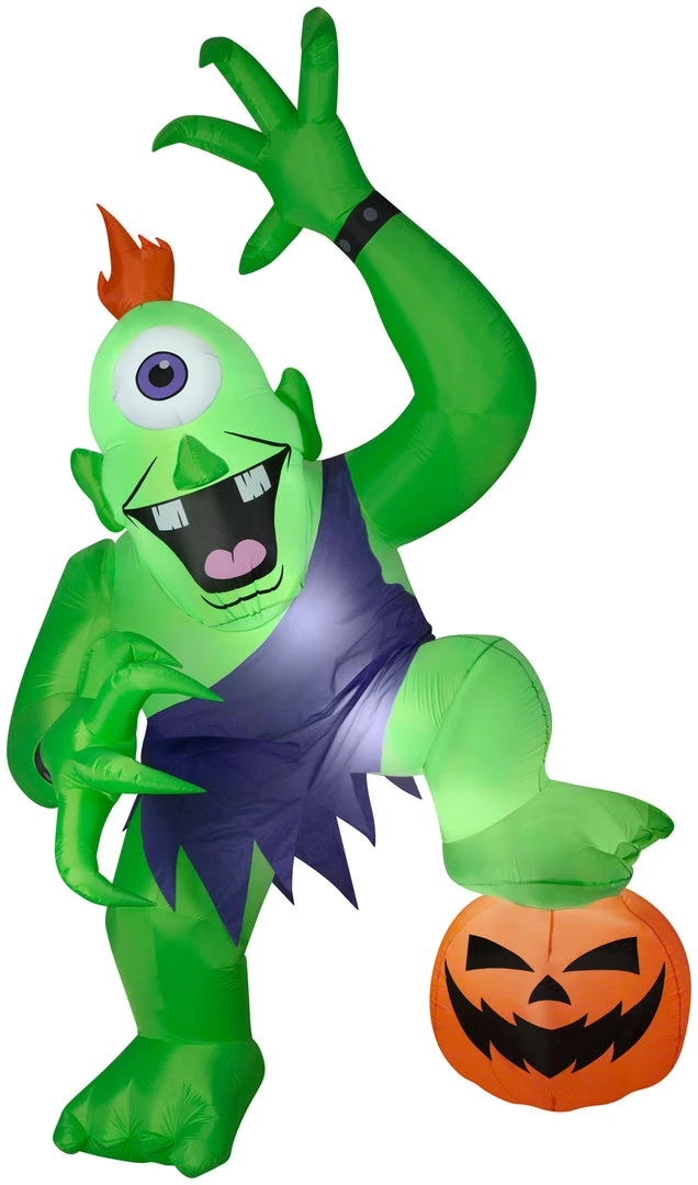 Gemmy 10' Airblown Ogre Giant Halloween Inflatable 1 Gemmy 10' Airblown Ogre Giant Halloween Inflatable
