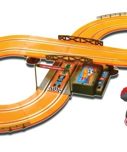 KidzTech 1:43 Hot Wheels Slot Track Set - 9.3 Ft (battery Operated)
