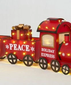 Everstar Christmas Set Of 3 UL LED Train Sculpture