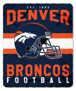 Blankets The Northwest Company Denver Broncos Fleece Throw , Orange