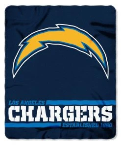 The Northwest Company Los Angeles Chargers Fleece Throw Blankets
