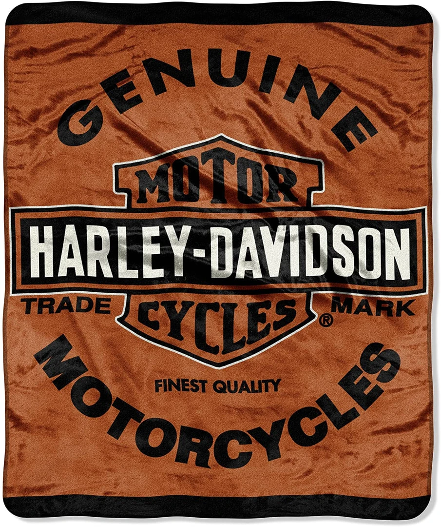 The Northwest Company HARLEY DAVIDSON GENUINE, Orange Blankets 1 The Northwest Company HARLEY DAVIDSON GENUINE, Orange Blankets